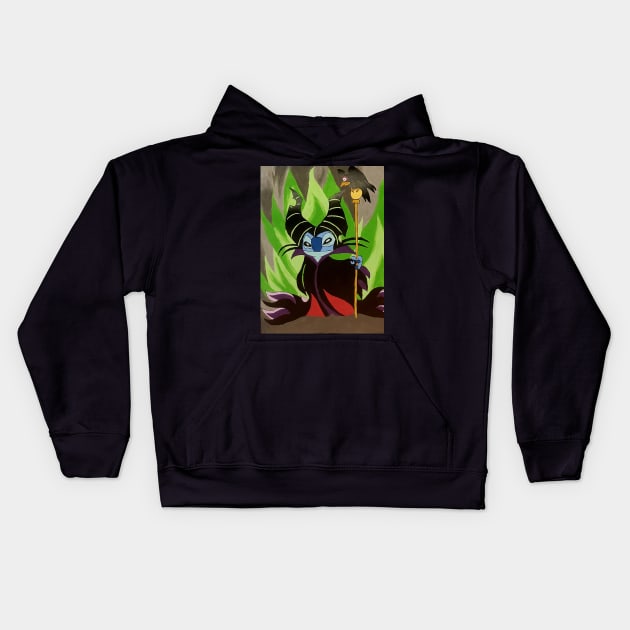 I give you MalefiStitch!!! Kids Hoodie by Bill's Pop Art Mart